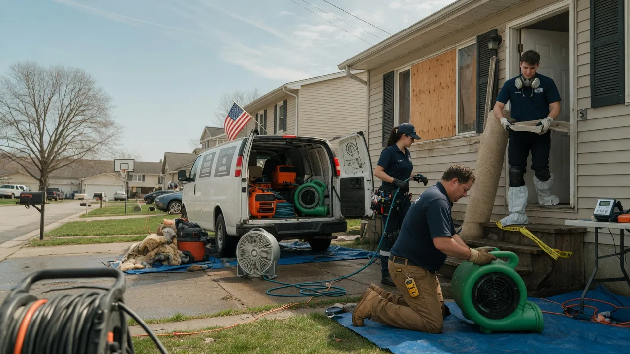 Water Damage Restoration in Eola, IL near me